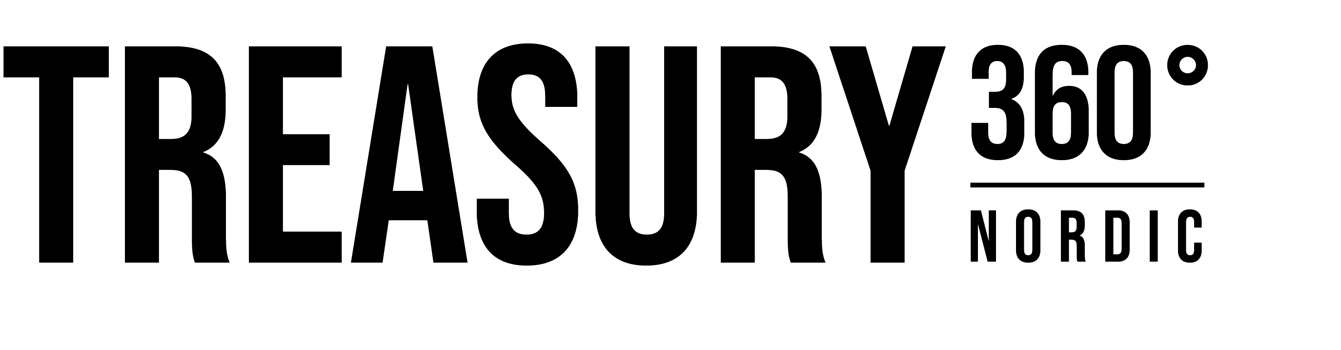 Treasury 360 Nordic logo black